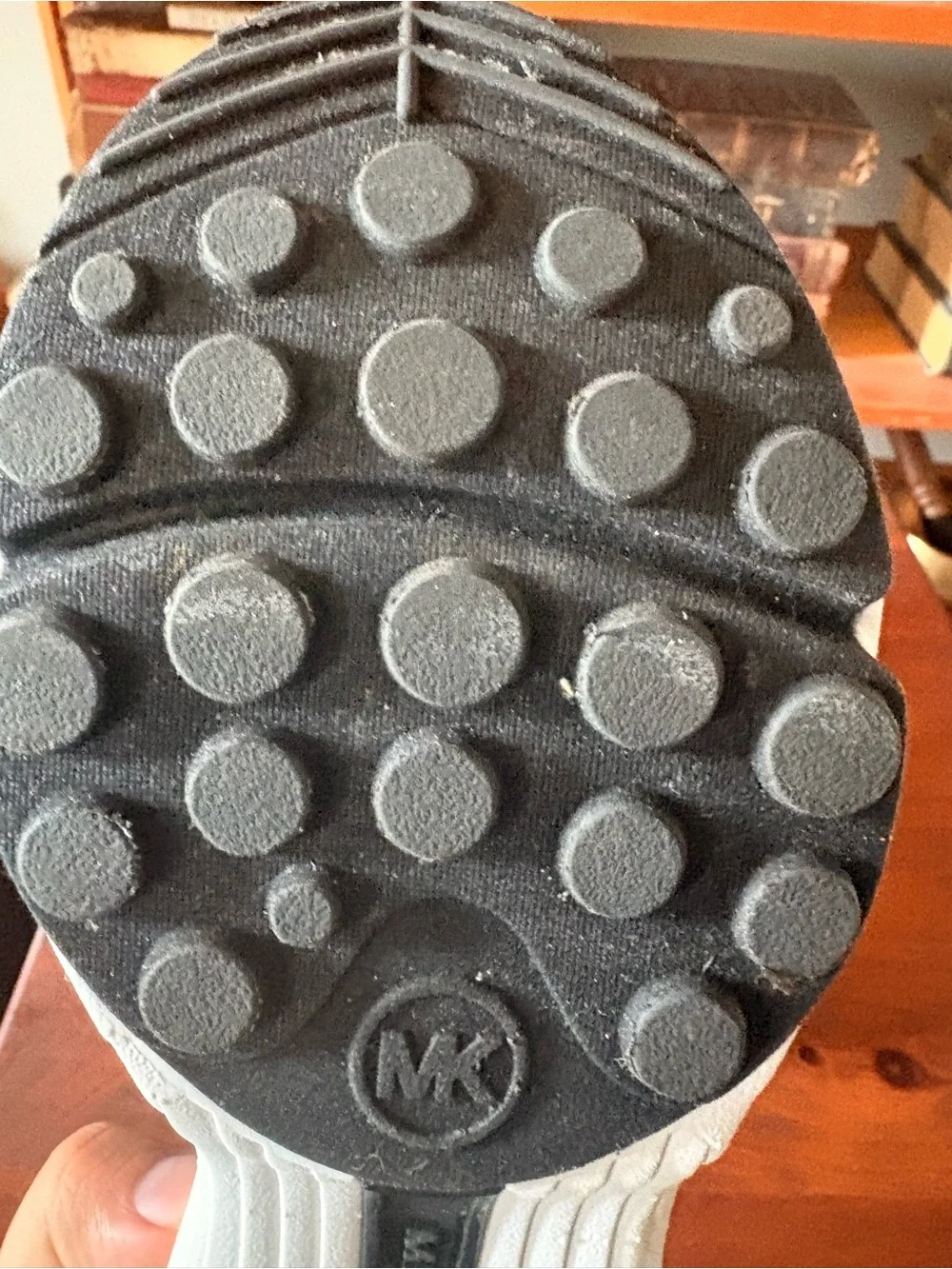 MICHAEL Michael Kors Maddox Black & White Platform Sport Sandals